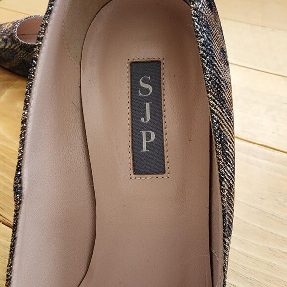SJP Classic Fawn Leopard Heels Womens Size 9 US (size 39) - Picture 3 of 5